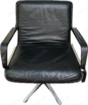 Wilkhahn Sessel 1990er Jahre Echtledersessel