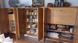 Mid-Century Teakholz Schrank - UNIKAT im zeitlosen 60er Retro Design Bild 3