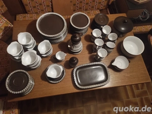 Tafelservice Steingut für 12 Personen 