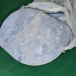 Marmor Platte oval