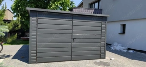 Blechgarage Garage Moderngarage Gartenhaus Metallbox Bild 3