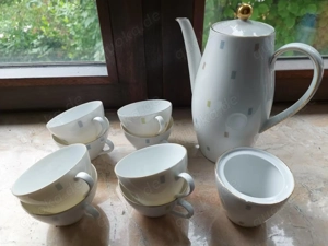 Seltmann Weiden Bella Mosaik Kaffeekanne + 8 Tassen + Zuckerdose