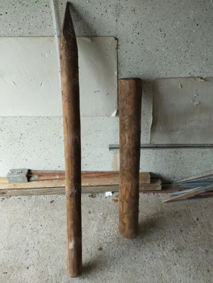 Palisade und Rundholz