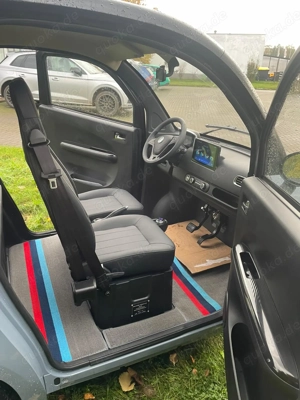 NEU endlich nebeneinander sitzen mit großem Kofferraum Mopedkennzeichen 4 Rad Skyliner 45kmh v. Farb Bild 2