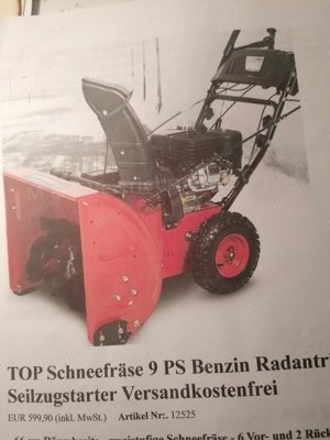 Schneefräse 9PS 