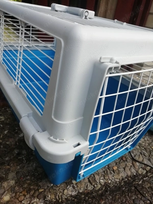 Katzentransportbox sehr gut erhalten, Katzenbrunnen, Katzenfutter und Katzenstreu