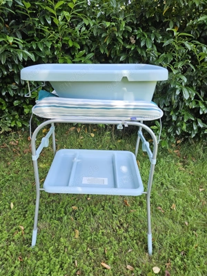 CHICCO Bade- und Wickelkombination Baby Badewanne Cuddle & Bubble NP 159,- Euro! TOP!