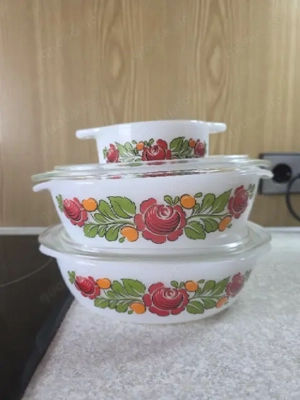 Schott Mainz Jena Glas Auflaufformen, 3er Set