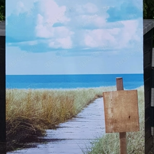 Stoffbanner  Strand, Düne,  aus Fahnenstoff 2000 cm x 1000 cm schwer enflammbar