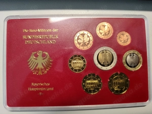 Euro-Kursmünzensatz PP Bundesrepublik Deutschland 2004 Bild 2