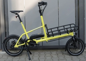  e.YOONIT Mini Cargobike Gates misty lime Shimano EP6 5-Gang DI2