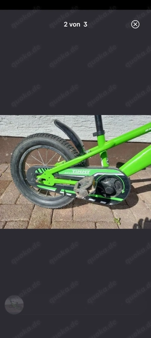 Kinderfahrrad 14 Zoll grün