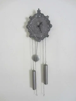 Zinnuhr mit Quartzuhrwek