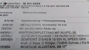 Winterreifen auf Alufelgen 