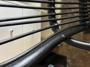 Ikea Korbsessel schwarz 