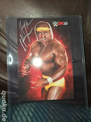 wwe autogramme hulk hogan, undertaker