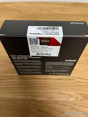 AMD Ryzen 7 9800X3D CpU 8c 16t Neu Bild 4 AMD Ryzen 7 9800X3D CpU 8c 16t Neu Bild 4