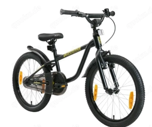 BIKESTAR LÖWENRAD 20 Zoll Kinderfahrrad   Schwarz