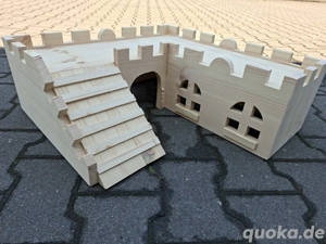 Burg 59cm für Meerschweinchen und Kleine Tiere Kleintierhaus 