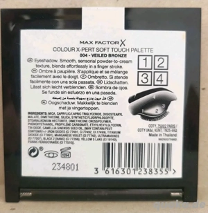Max Factor "Colour X-Pert Soft Touch Palette"  Fb. 004  Veiled Bronze  Neu!
