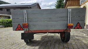 Traktor Anhänger - Oldtimer Neuer Holzaufbau, guter Zustand Bild 8