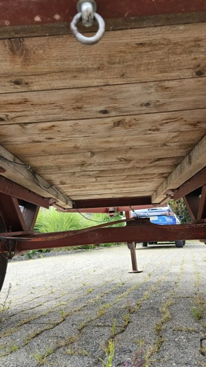 Traktor Anhänger - Oldtimer Neuer Holzaufbau, guter Zustand Bild 3