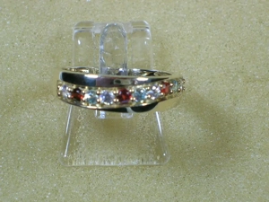 NEU: Ring Gr. 16 - 50 oder 18 - 56,5 375 Gold mit Multi-Zirkon