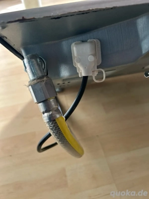 gasherd mit Gasschlauch