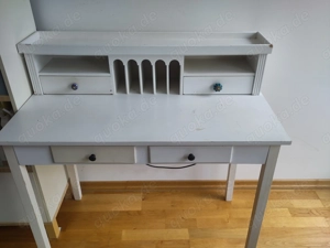 Weißer Schreibtisch zu verschenken Bild 2