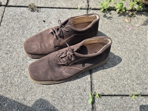 Salamander Herrenhalbschuhe Wildleder braun Größe 9,5 43