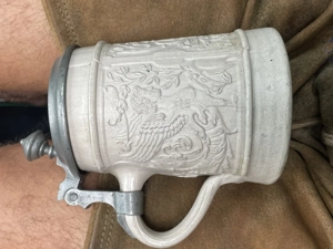 Bierkrug Regensburger Steinkrug 0.5 Reliefkrug