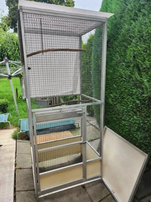 Alu Voliere für Vögel