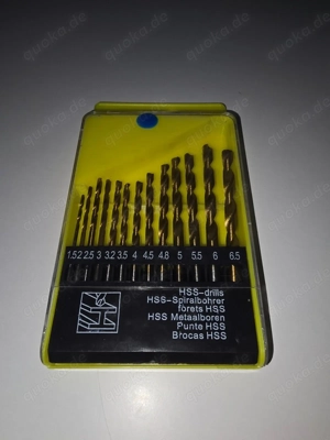 13-teiliges metrisches Bohrer-Set TiN-Beschichtung Spitzenwinkel: 118 