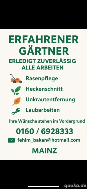 Gartenarbeit