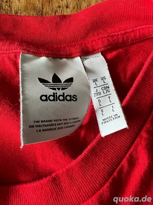 Adidas Shirt Rot L (2) Bild 3