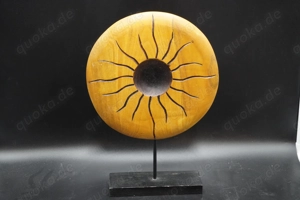 Sonnenskulptur Massivholz, 30 cm Durchmesser