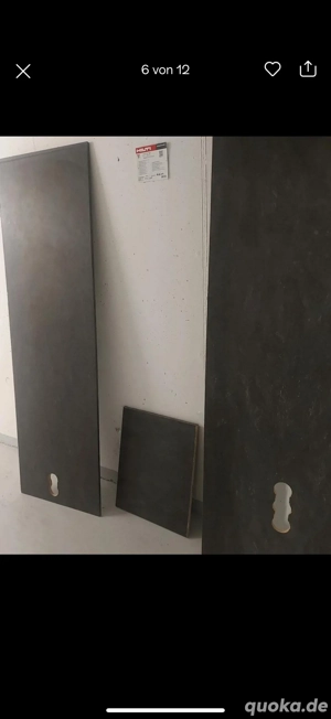 Küchenplatten anthrazit Arbeitspatte für Einbauküche