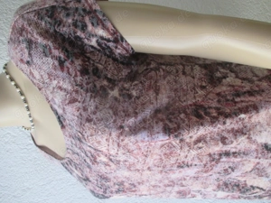 Shabby Grafik Inka Snake Boho Ethno- Print T- Shirt comma casual identity 36- 38  S aubergine purple