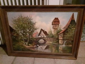 Ölbild des Kunstmalers Helmut Glassl aus Bubenreuth 