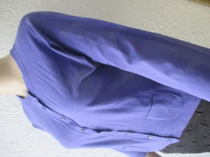 NEU Seiden Feinstrick Strickjacke Strick Jacke Cardigan Pullover MARCCAIN Gr. 34- 36  XS-S lila 