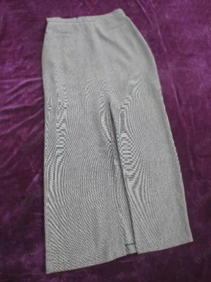 NEU Sekretärinnen Pepita Karo Etui Shift Pencil Skirt Long High Waist Rock Taifun Gr. 34- 36  XS- S