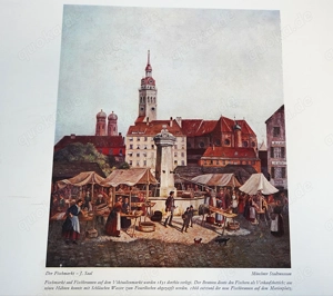 Bildersammelmappe, Impressionen des alten Münchens, über 100 Illustrationen Bild 3