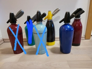verschiedene ANTIKE Sodaflaschen Siphon Syphon Sifon Soda 1950 70 Bild 2