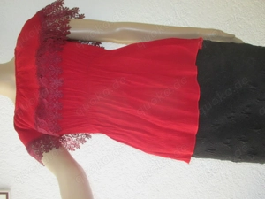 NEU DESIGNER Blumen Blüten Lace Spitze Crinkel Knitter Off Shoulder Carmen Bluse 34- 38 XS-S weinrot