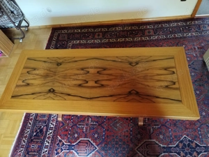 Wohnzimmer- Couchtisch Holz, massiv, höhenverstellbar Bild 2