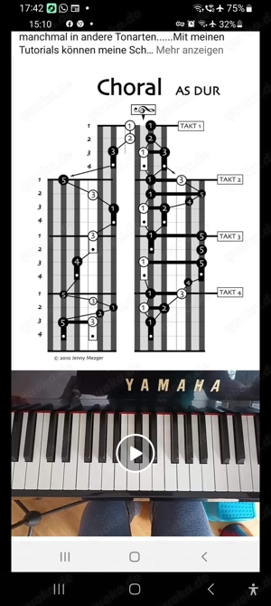 Klavierunterricht online 