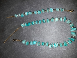 Schmuck: Amazonit-Kette und Amazonit-Armband Bild 3