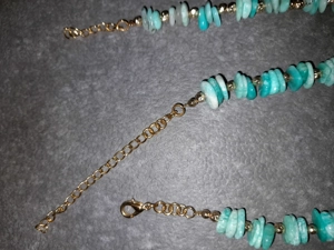 Schmuck: Amazonit-Kette und Amazonit-Armband Bild 5