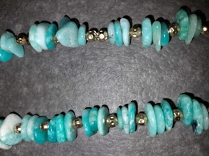 Schmuck: Amazonit-Kette und Amazonit-Armband Bild 7
