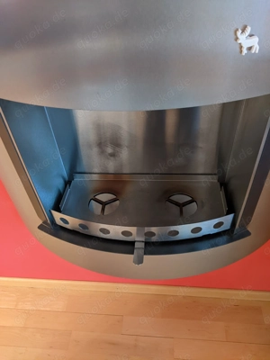 Wandofen mit Ethanol